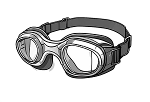 انواع عینک شنا