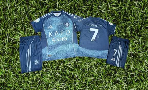 پیراهن شورت فوتبال (لباس فوتبال) النصر سورمه ای