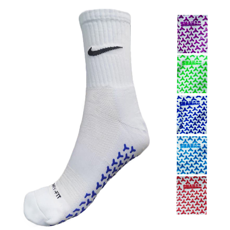 جوراب اسپرت استپ دار حوله ای سفید