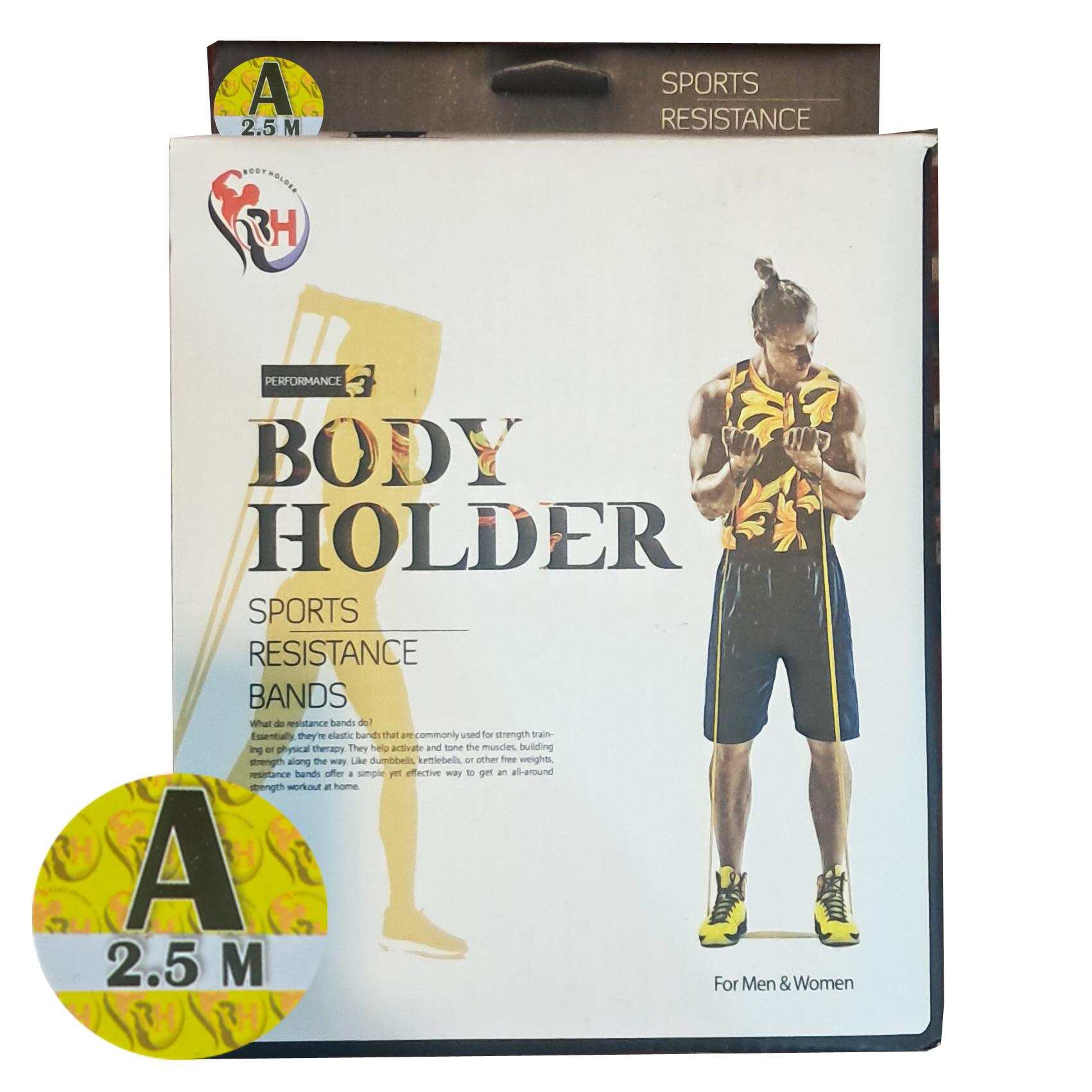 کش بدنسازی 2/5 متری  جعبه ای